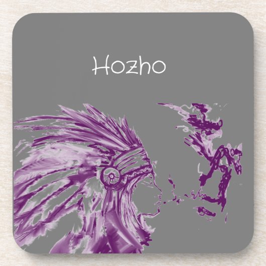 部族インディアンピースコースター コースター (正面)