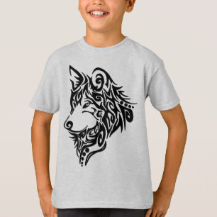 部族オオカミ Tシャツ