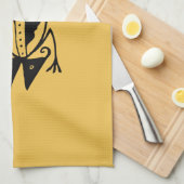 部族カエル古代の動物の部族芸術 キッチンタオル (四つ折り)