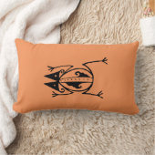 部族カエル古代の動物の部族芸術 ランバークッション (ブランケット)