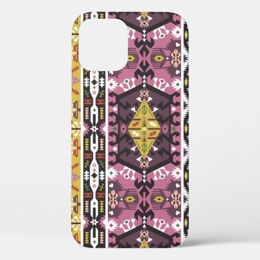 部族カラフルスタイル、シームレスなパターン。 Case-Mate iPhoneケース (裏面)