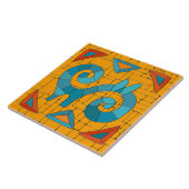 部族カラフルモザイクアート タイル (側面)