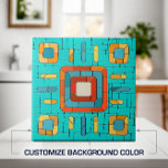 部族カラフルモザイクアート タイル<br><div class="desc">カラフルTribal Mosaic Artカスタマイズの背景色。</div>