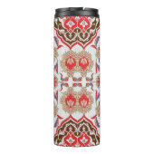 部族カラフル民族の継ぎ目のないパターン タンブラー (裏面)