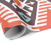 部族カラフル民族の継ぎ目のないパターン ラッピングペーパー (ロールコーナー)