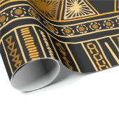 部族カラフル民族の継ぎ目のないパターン ラッピングペーパー (ロールコーナー)