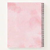 部族ガーリー森林動物赤面金ゴールドフローラ ノートブック (裏面)