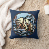 部族クマのアートクッション ファースト・ネイションズのクマクッション クッション (ブランケット)