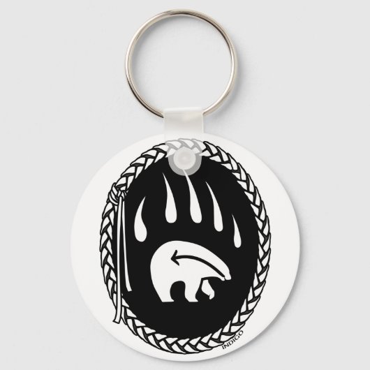 部族クマアート キーチェーン 先住民クマギフト (正面)