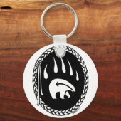 部族クマアート キーチェーン 先住民クマギフト (正面)