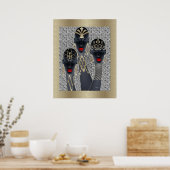 部族グラマー・ディバス ポスター (キッチン)