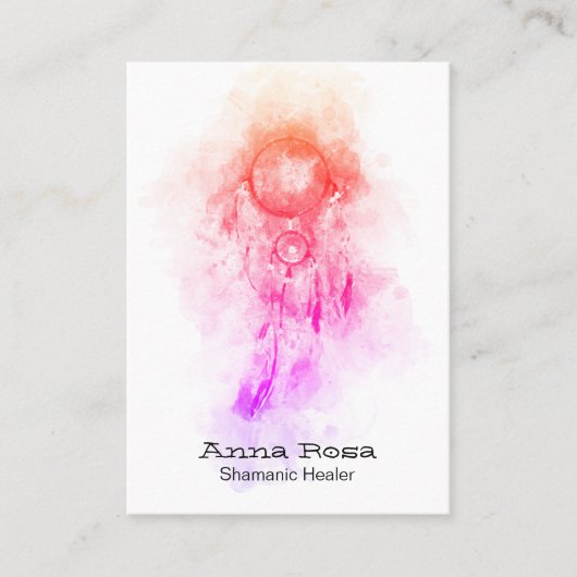 *~*部族シャーマン。ドリームキャッチャー聖シャーマン 名刺 (正面)