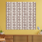 部族シームレスパターンデザイン キャンバスプリント (インサイチュ (リビング))