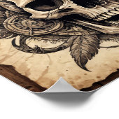 部族スカルオン・パーチメント ポスター (角)