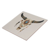 部族スカル タイル (側面)