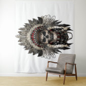 部族スカル タペストリー (インサイチュ)