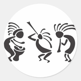 部族ステッカー ラウンドシール