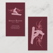 部族スノーボーダー 名刺 (正面/裏面)