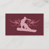 部族スノーボーダー 名刺 (裏面)