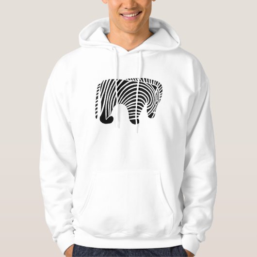 部族ゼブラ パーカ (正面)