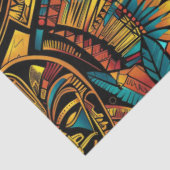 部族ターコイズアステカ「夢」のギフトティッシュ 薄葉紙 (詳細)