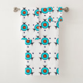 部族ターコイズパターン バスタオルセット (インサイチュ)