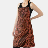 部族デザインオールオーバープリントエプロン エプロン (インサイチュ)