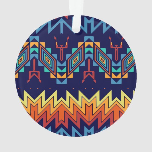 部族デザイン抽象デザイン オーナメント (裏面)