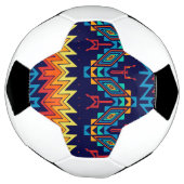 部族デザイン抽象デザイン サッカーボール (回転)