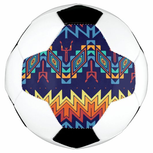 部族デザイン抽象デザイン サッカーボール (正面)