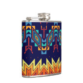 部族デザイン抽象デザイン フラスク (右)