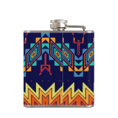 部族デザイン抽象デザイン フラスク (裏面)