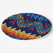 部族デザイン抽象デザイン ペーパープレート (アングル)