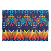 部族デザイン抽象デザイン 枕カバー (裏面)