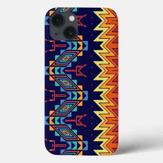 部族デザイン抽象デザイン Case-Mate iPhoneケース (裏面)