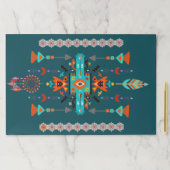 部族デザイン紙ランチョンマット ペーパーパッド (インサイチュ)