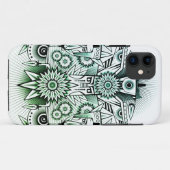 部族デザイン グリーン タイント Case-Mate iPhoneケース (裏面(横))