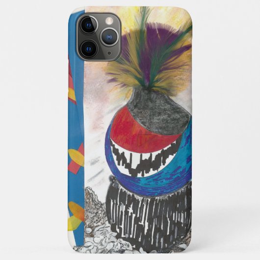 「部族デザイン」 iPhone 11 Pro Maxケース Case-Mate iPhoneケース (裏面)