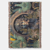 部族ハミングバード女神 スローブランケット (正面縦)