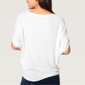 部族ハムザ女性の花の円のトップ Tシャツ (裏面)