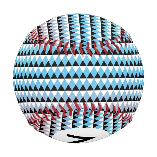 部族パタアステカグラデーションーン 野球ボール (裏面)