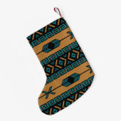 部族パタアステカーン南西クリスマスクリスマス スモールクリスマスストッキング (裏面 (吊り時))