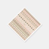 部族パターン先住民アメリカンサウスウエストナプキン スタンダードカクテルナプキン (角)