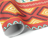 部族パターン ラッピングペーパー (ロールコーナー)