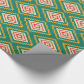 部族パターン ラッピングペーパー (角)