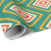 部族パターン ラッピングペーパー (ロールコーナー)