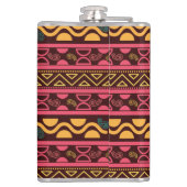 部族パタ伝統的ーン フラスク (裏面)