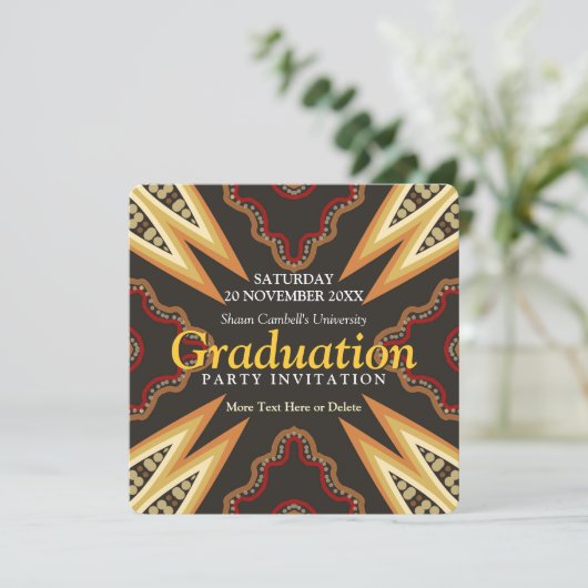 部族パワーギャザリング卒業招待状 招待状 (スタンド正面)