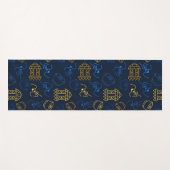 部族フェスティバルフォークパターン ヨガマット (正面(横))