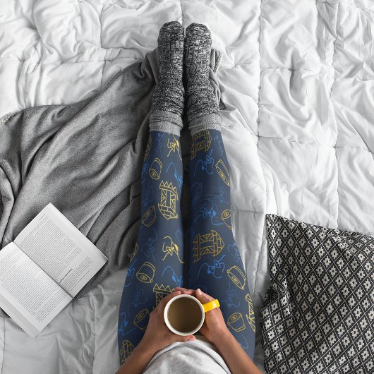 部族フェスティバルフォークパターン レギンス